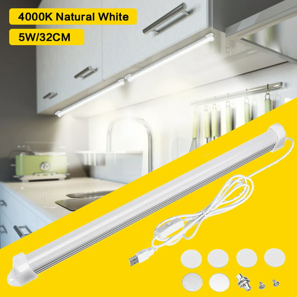 16.4FT Dimmable USB Touch Sensor Switch LED Strip Kitchen Cabinet Closet Light 